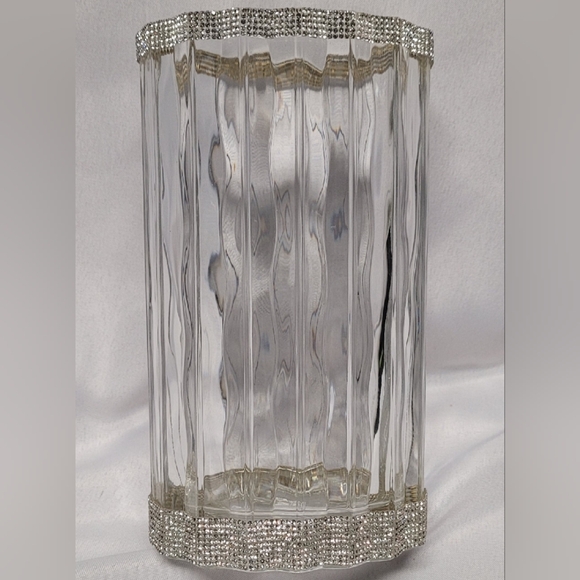 Elegant Crystal Vase with Silver Accents ***HOST PICK*** - Picture 3 of 3